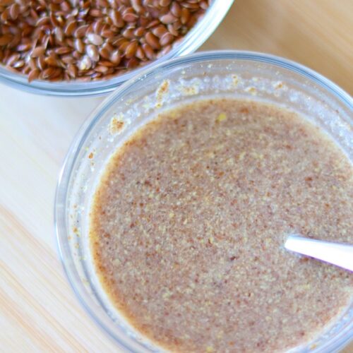 How to make flax egg recipe for vegan eggless baking