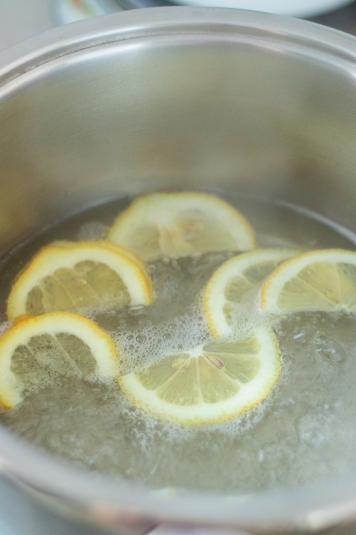 Baklava syrup: sugar, water and lemon.