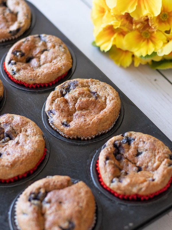 Easy recipe for spelt flour vegan muffins