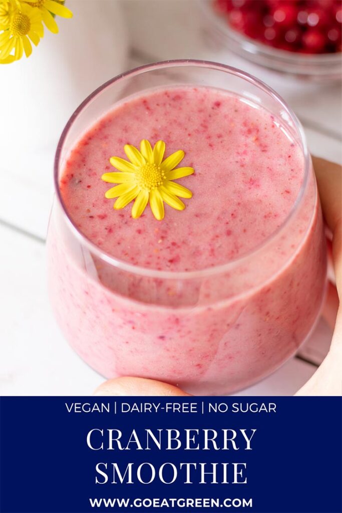 Easy non dairy no sugar cranberry recipe idea