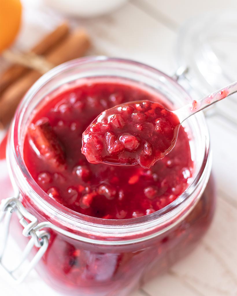 Cranberry sauce without sugar
