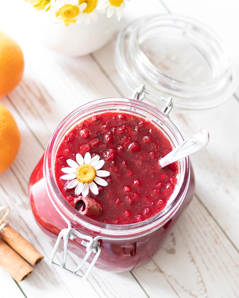 Best cranberry sauce for morning to-go-breakfast or snack
