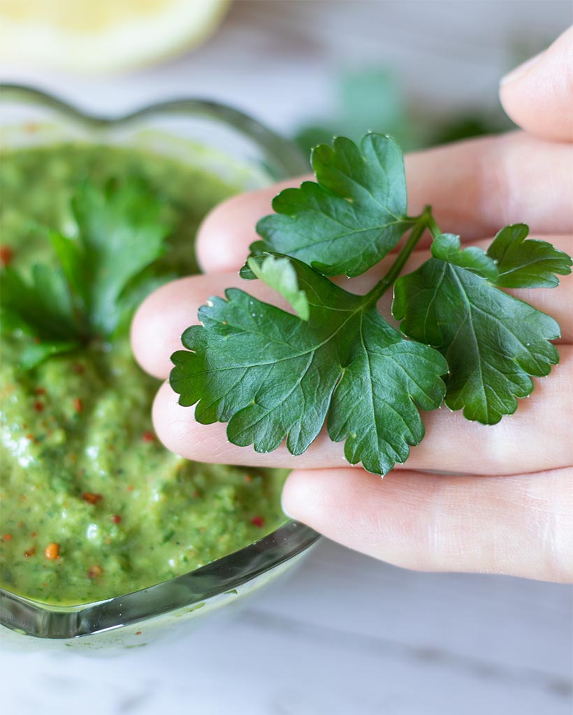 fresh green-leafy vegetable