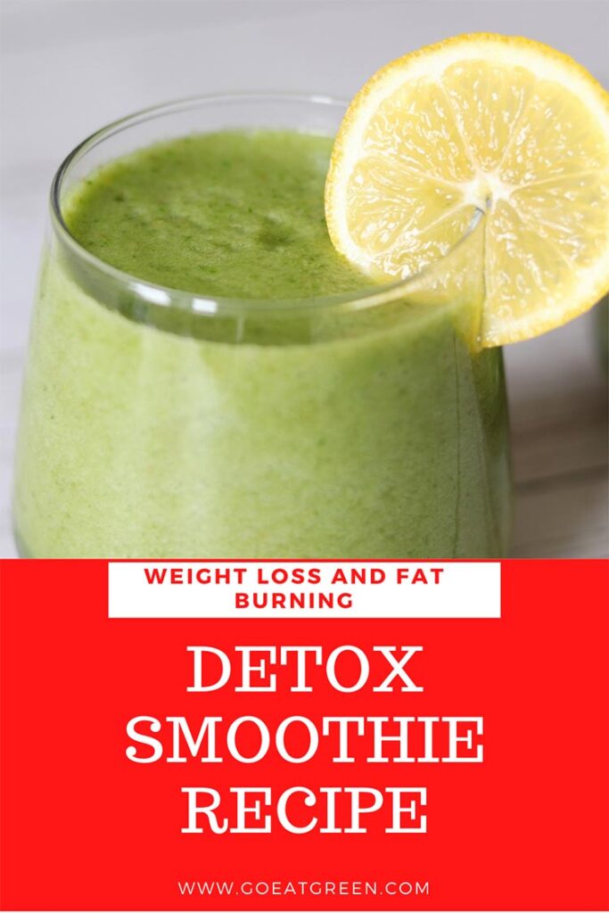 Quick green detox cleanse smoothie recipe
