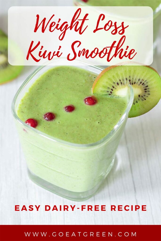 Kiwi smoothie recipe idea for kids dairy-free option