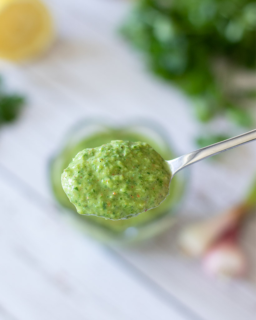 Parsley dip recipe, vegan-friendly, gluten-free-dairy-free