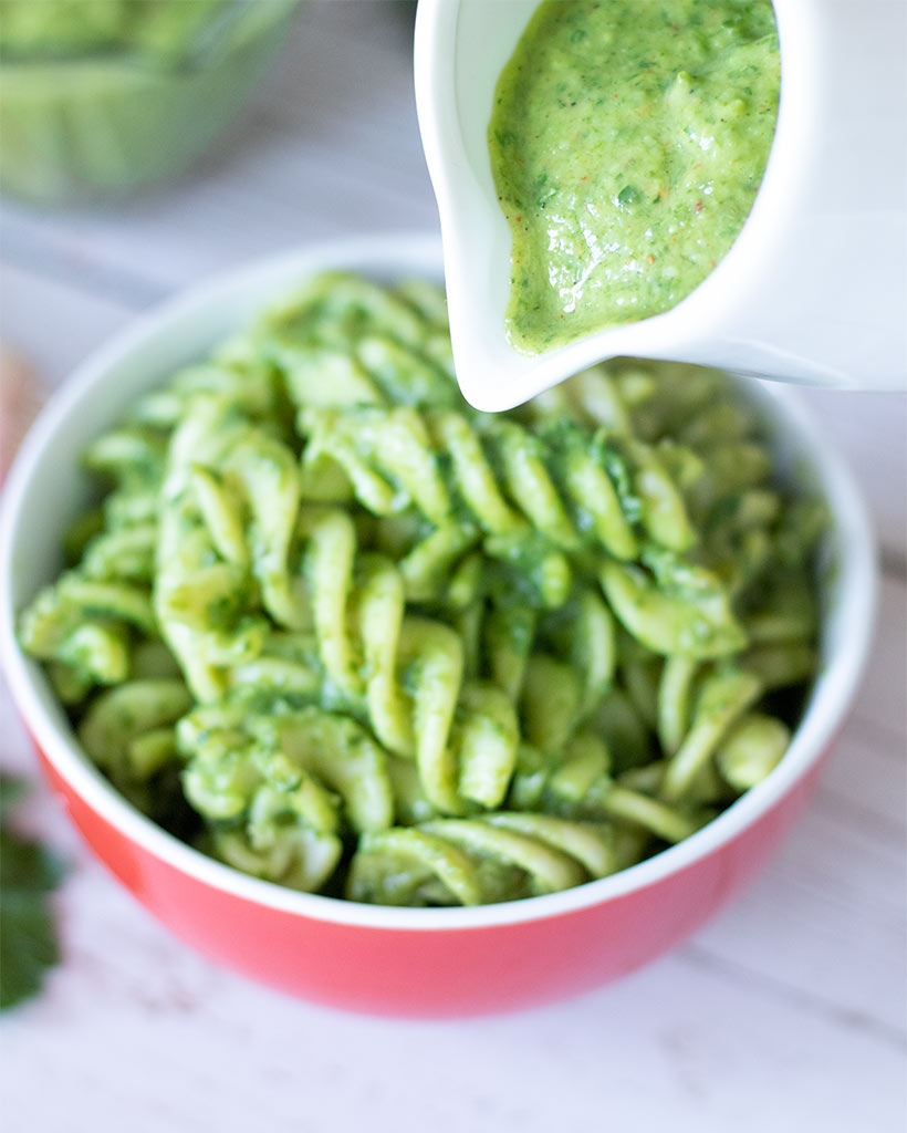 Garlic parsley sauce for pasta