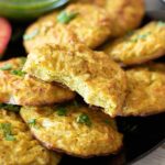 Vegan baked potato zucchini fritters