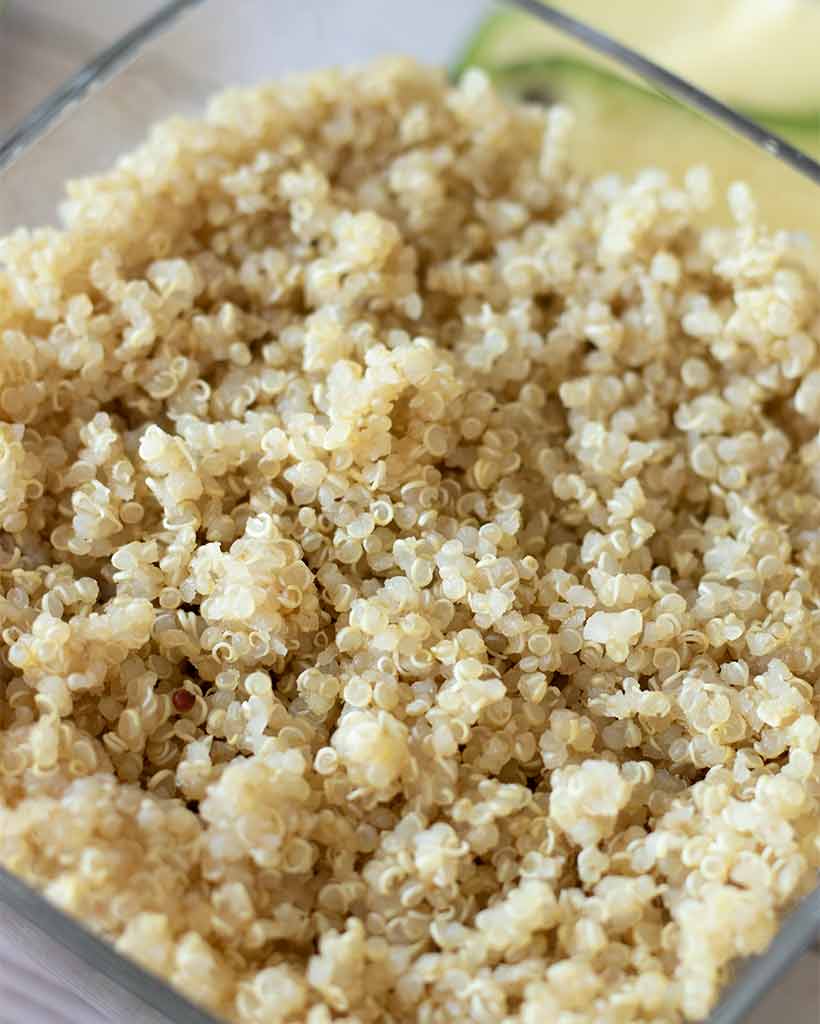 Cooked quinoa