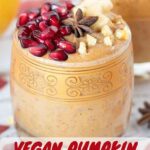 Healthy vegan pumpkin smoothie recipe
