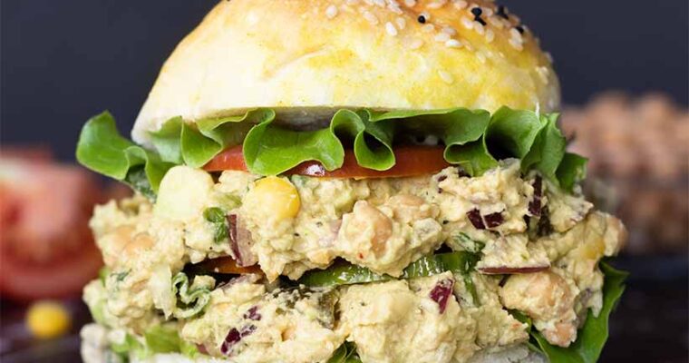 Chickpea Vegan Tuna Salad Recipe (High-Protein & Fish-Free)