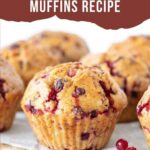 Bakery-style vegan cranberry orange muffins