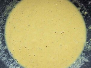 Chickpea (gram) flour mixture for cooking egg-free scramble (no soy)