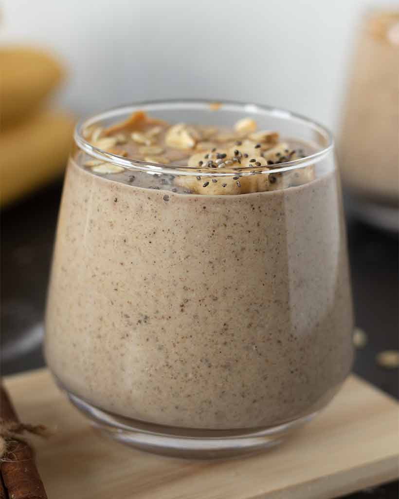 Quick oatmeal smoothie for weight loss breakfast