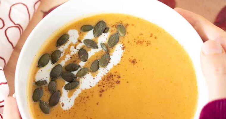 Vegan Butternut Squash Soup Recipe (Easy, No Roasting)