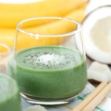 Best coconut water banana spinach spirulina smoothie for weight loss