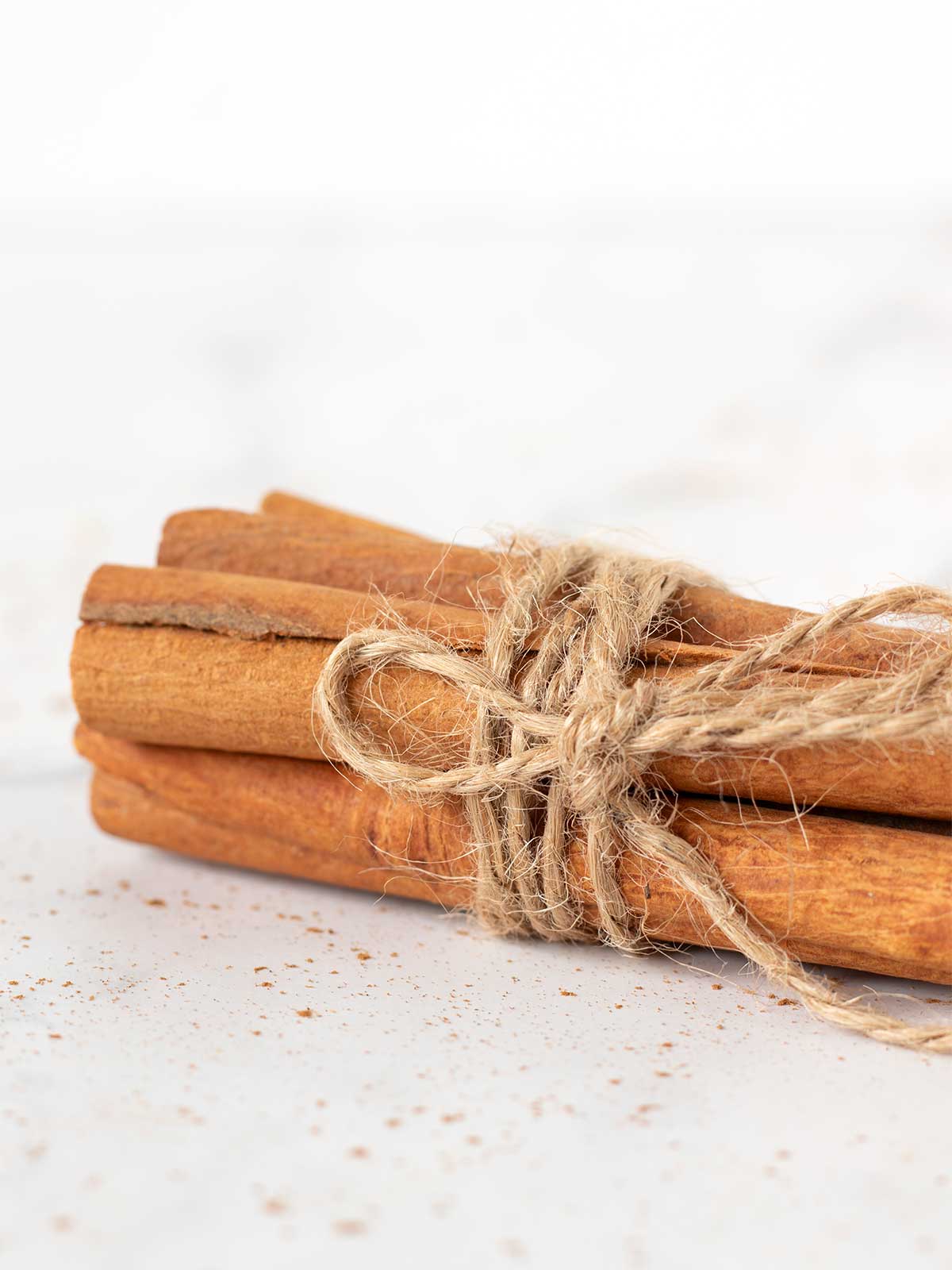 Bundle of cinnamon sticks.