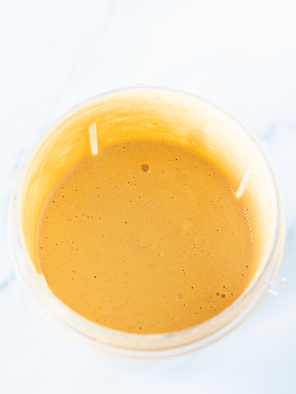 Plant-based cheddar cheese mixture.