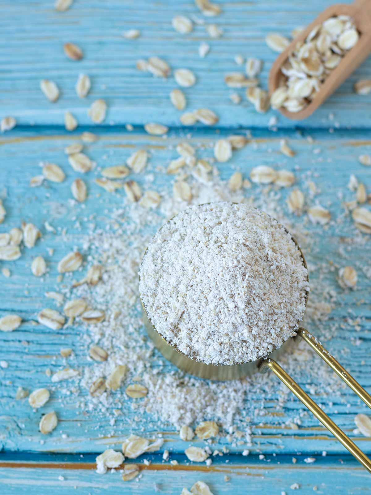 Oat flour.