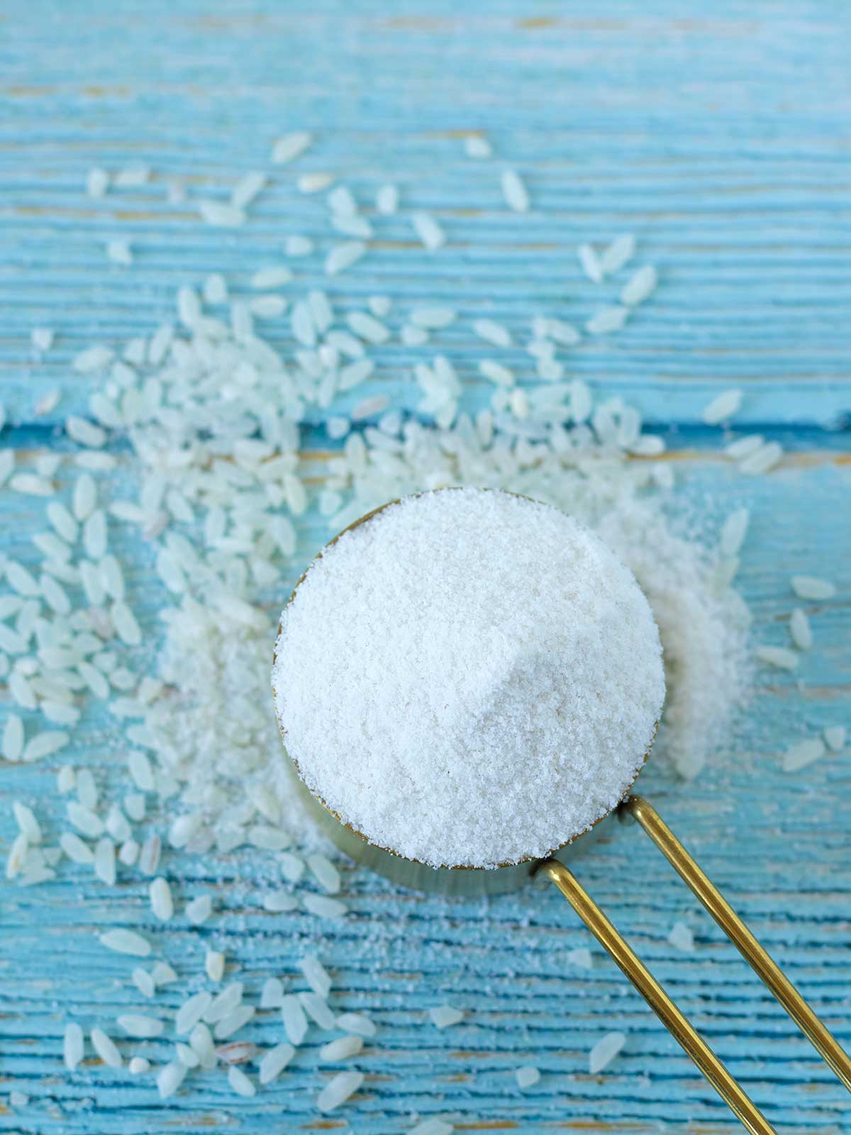 Rice flour.