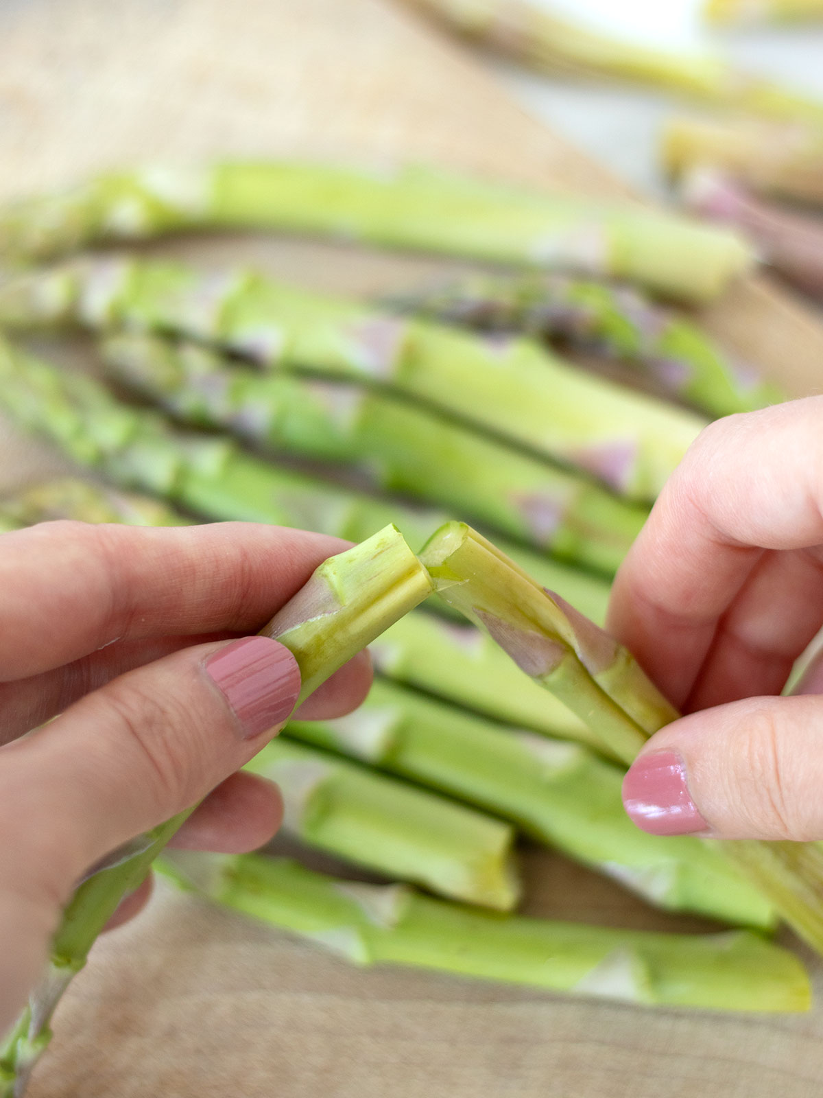 Fresh asparagus.