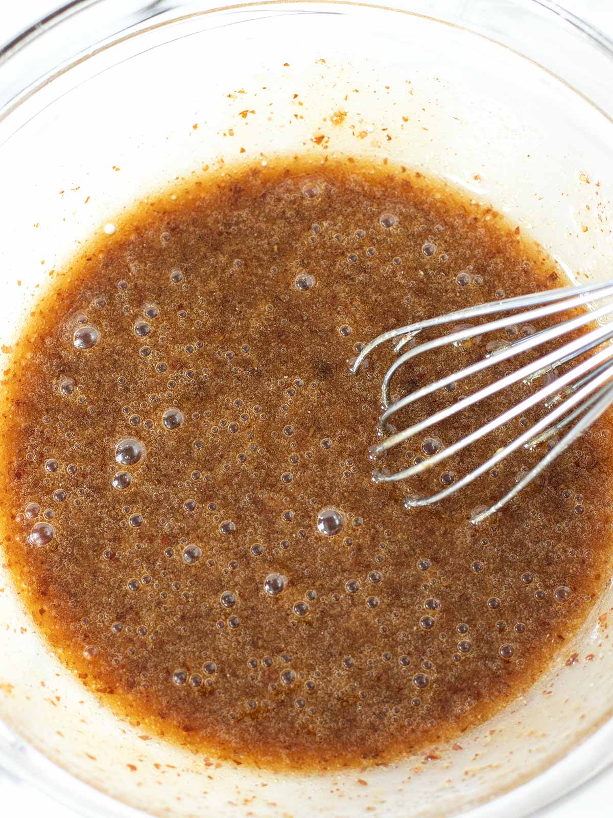 Gluten-free buckwheat cookies batter.