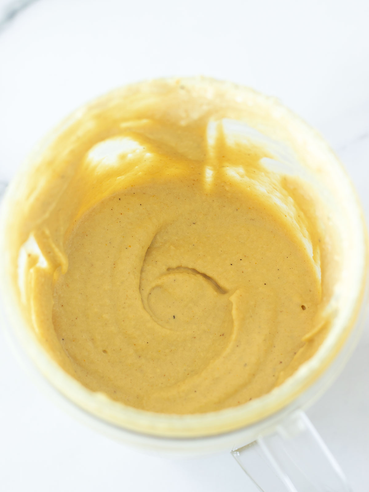 Creamy homemade cashew cheese sauce.