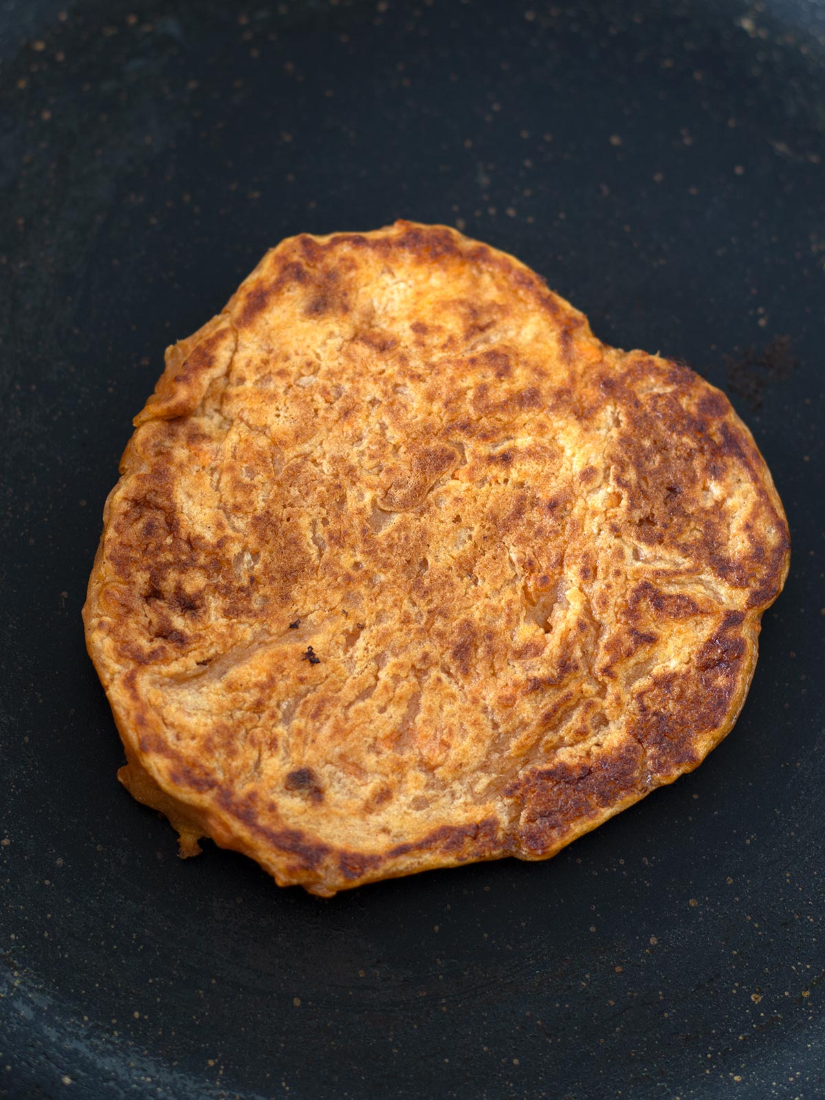 Sweet potato pancake without eggs.