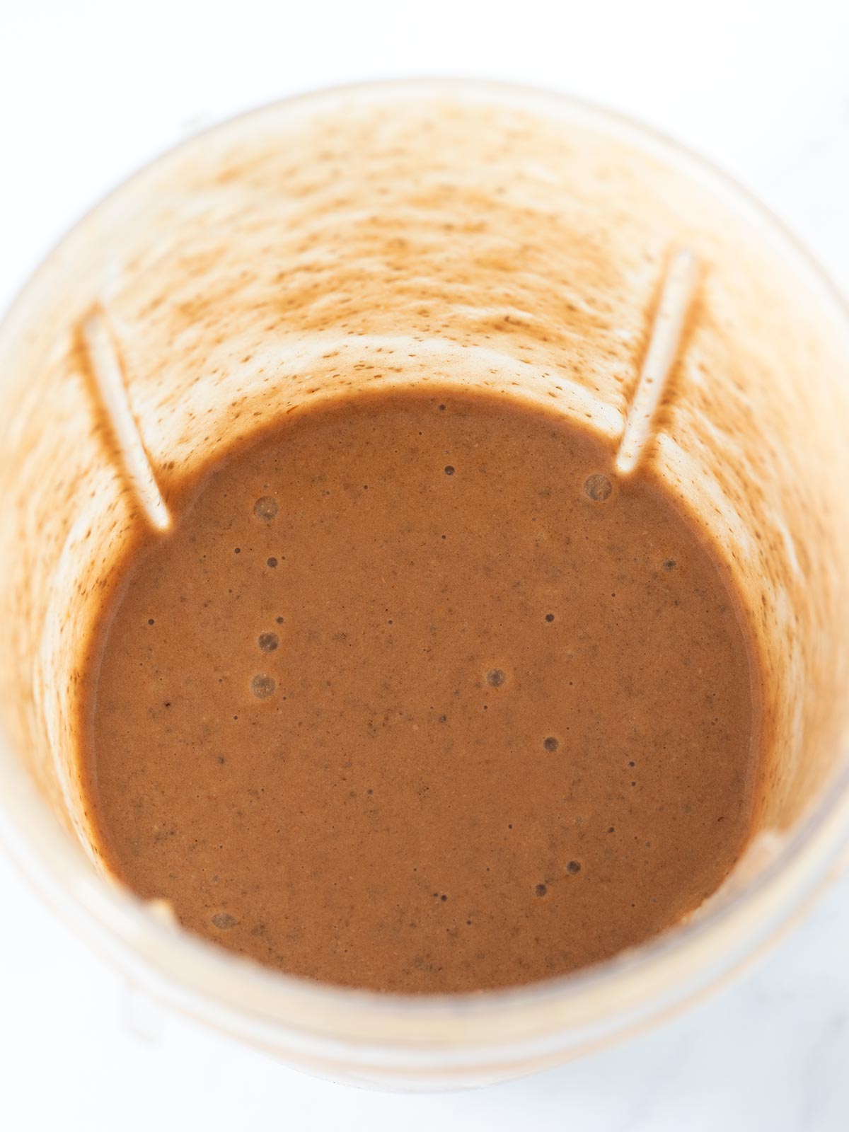 Chocolate banana protein shake.