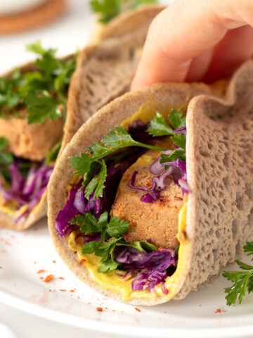 Buckwheat wraps (gluten-free vegan tortillas).