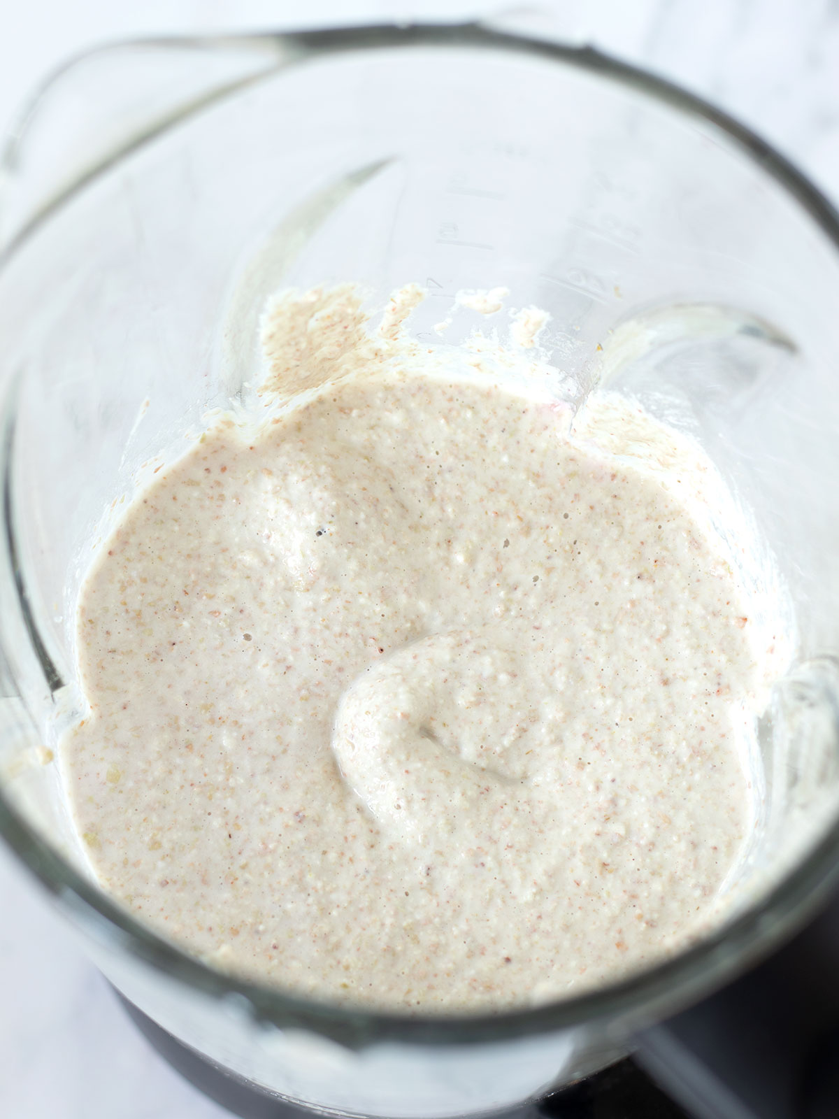 Buckwheat bread batter.