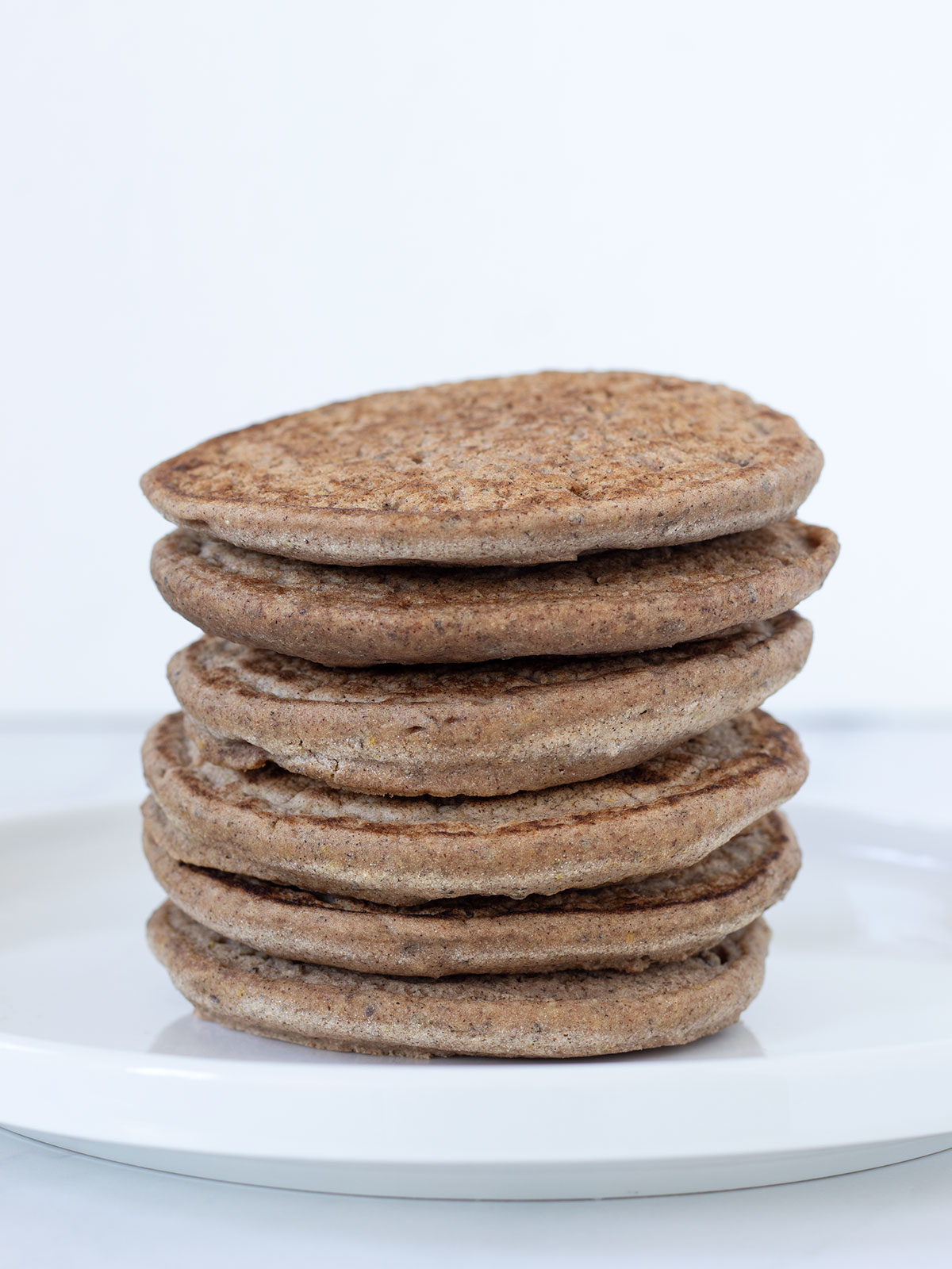 No-egg buckwheat pancakes.