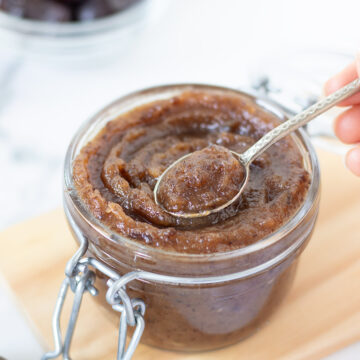 Homemade date paste.