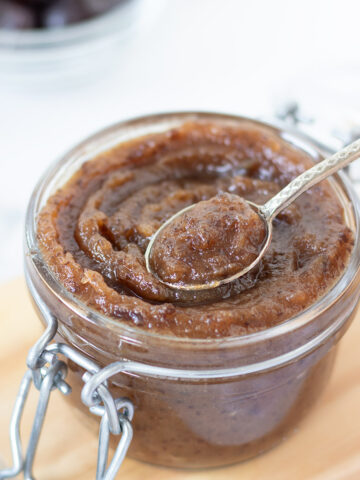 Homemade date paste.