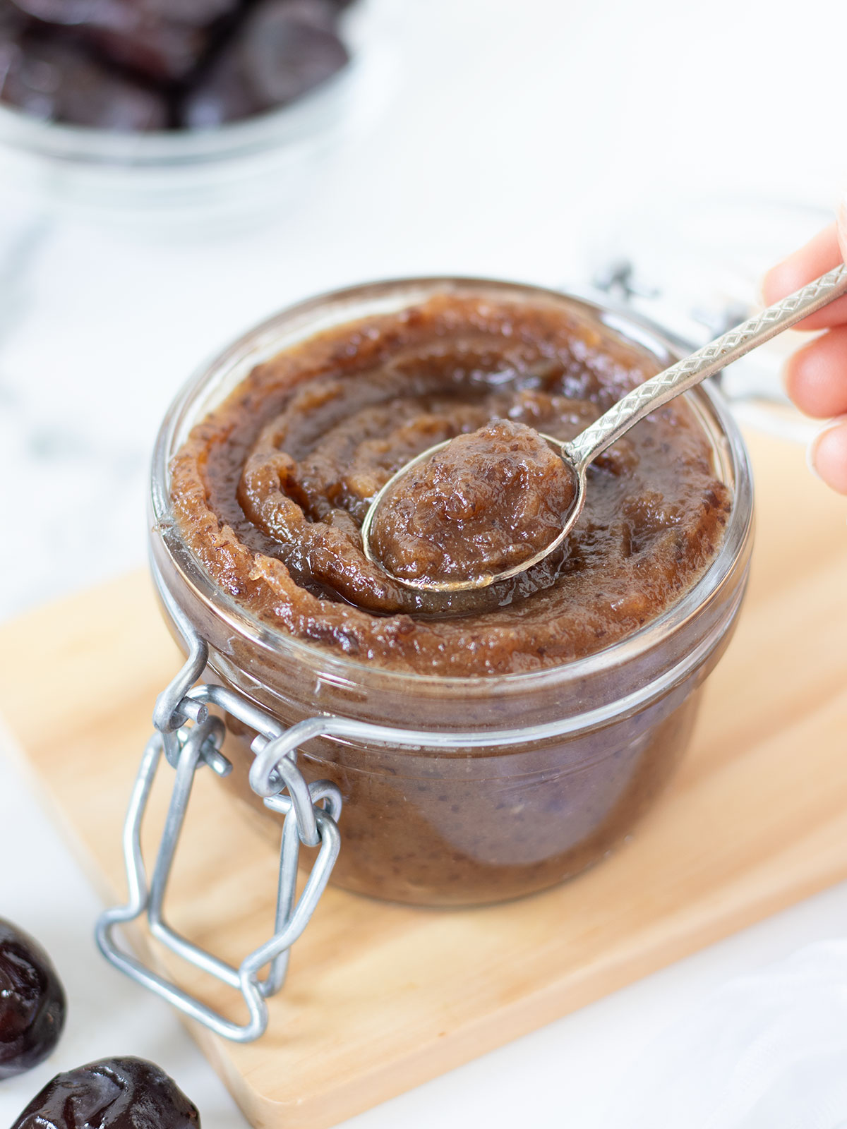 Homemade date paste.