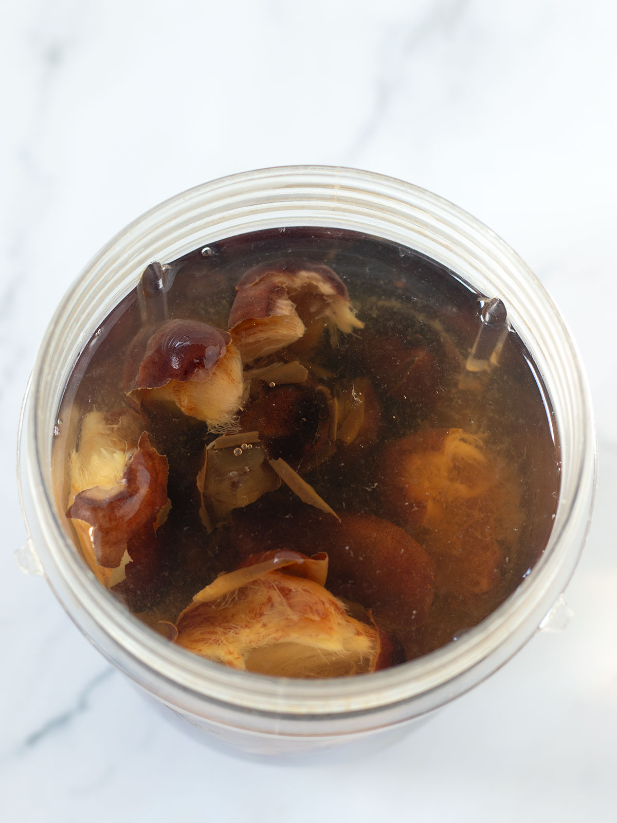 Soaking dates for sweet paste.