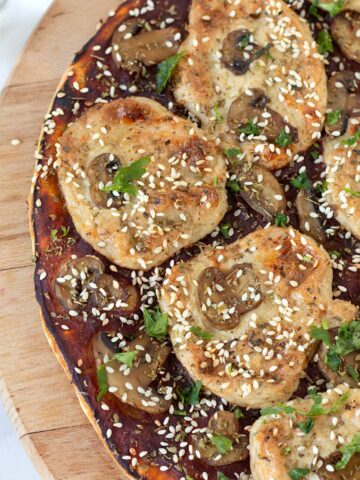 Homemade pizza dough without yeast or baking powder.