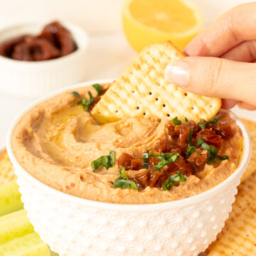 Vegan sun dried tomato dip.