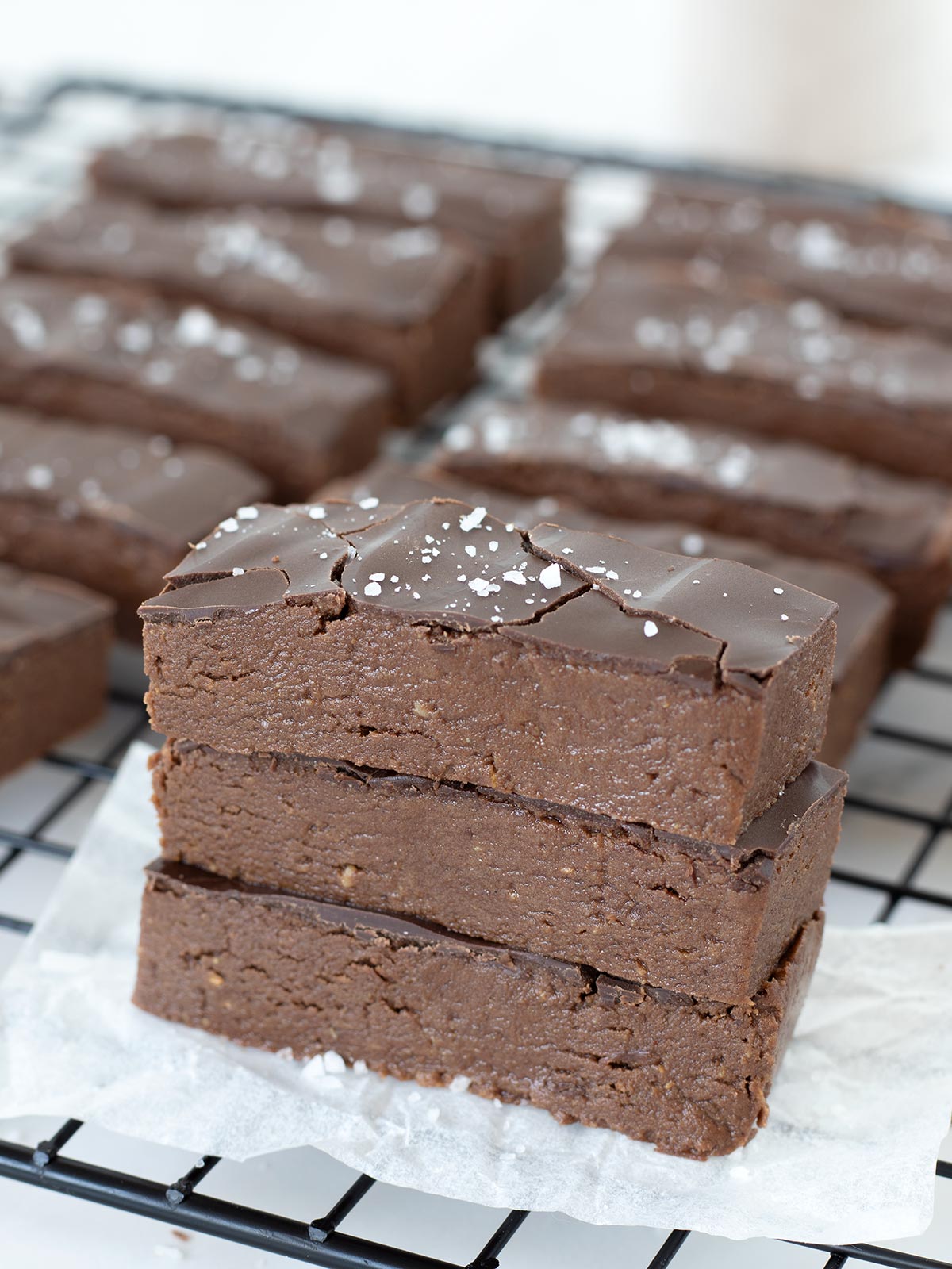 Vegan brownie protein bars.