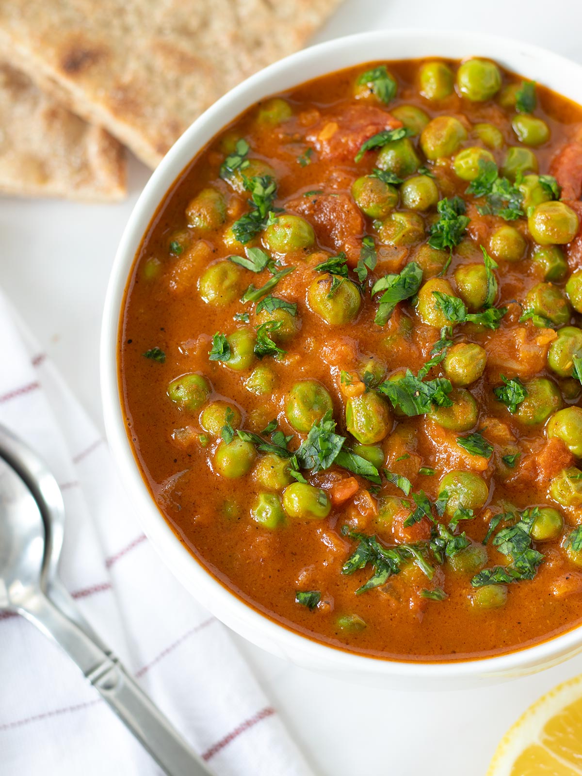 Green peas curry.