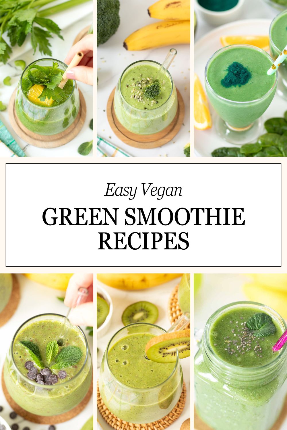 Green smoothie recipes.