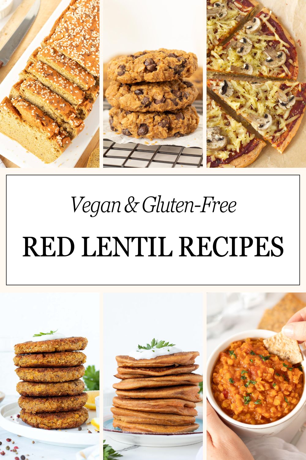 Vegan red lentil recipes.