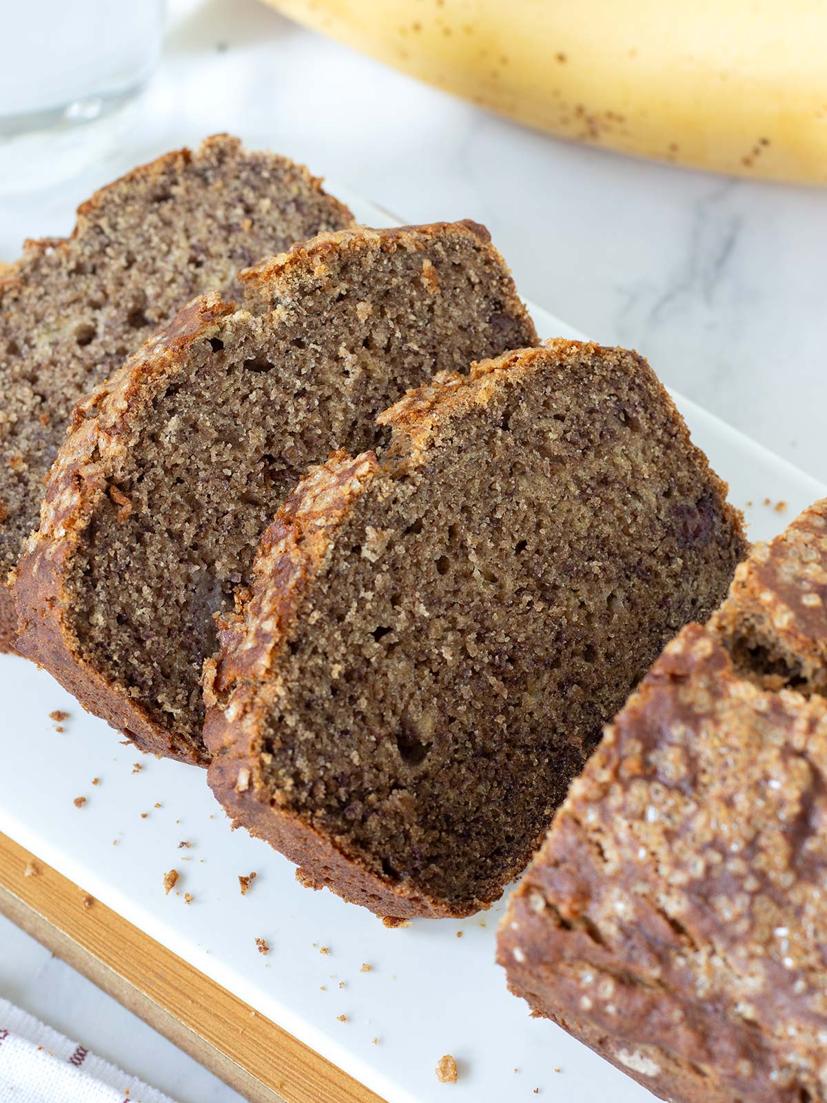 Banana buckwheat bread.