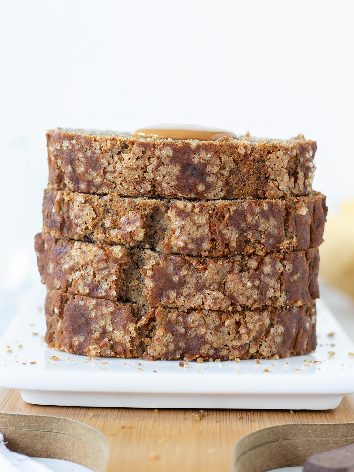 Gluten-free buckwheat banana bread.