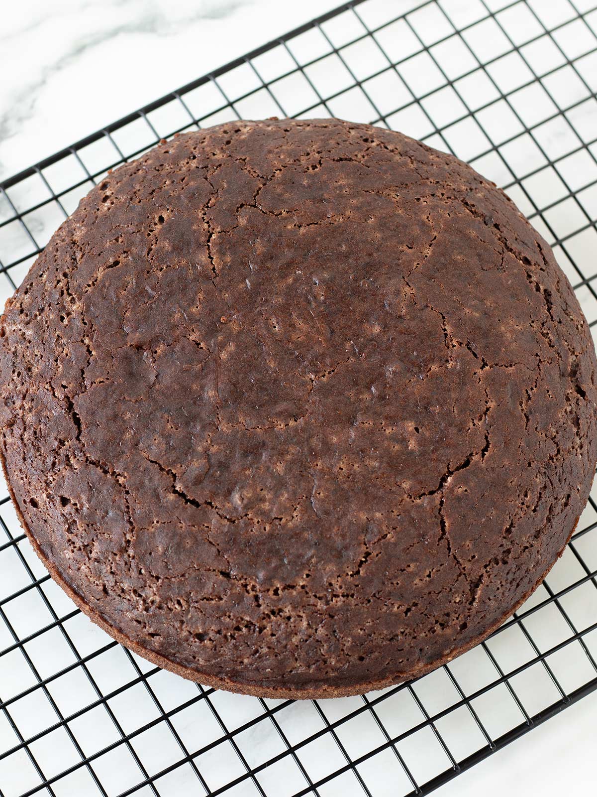 Gluten-free buckwheat flour cake.