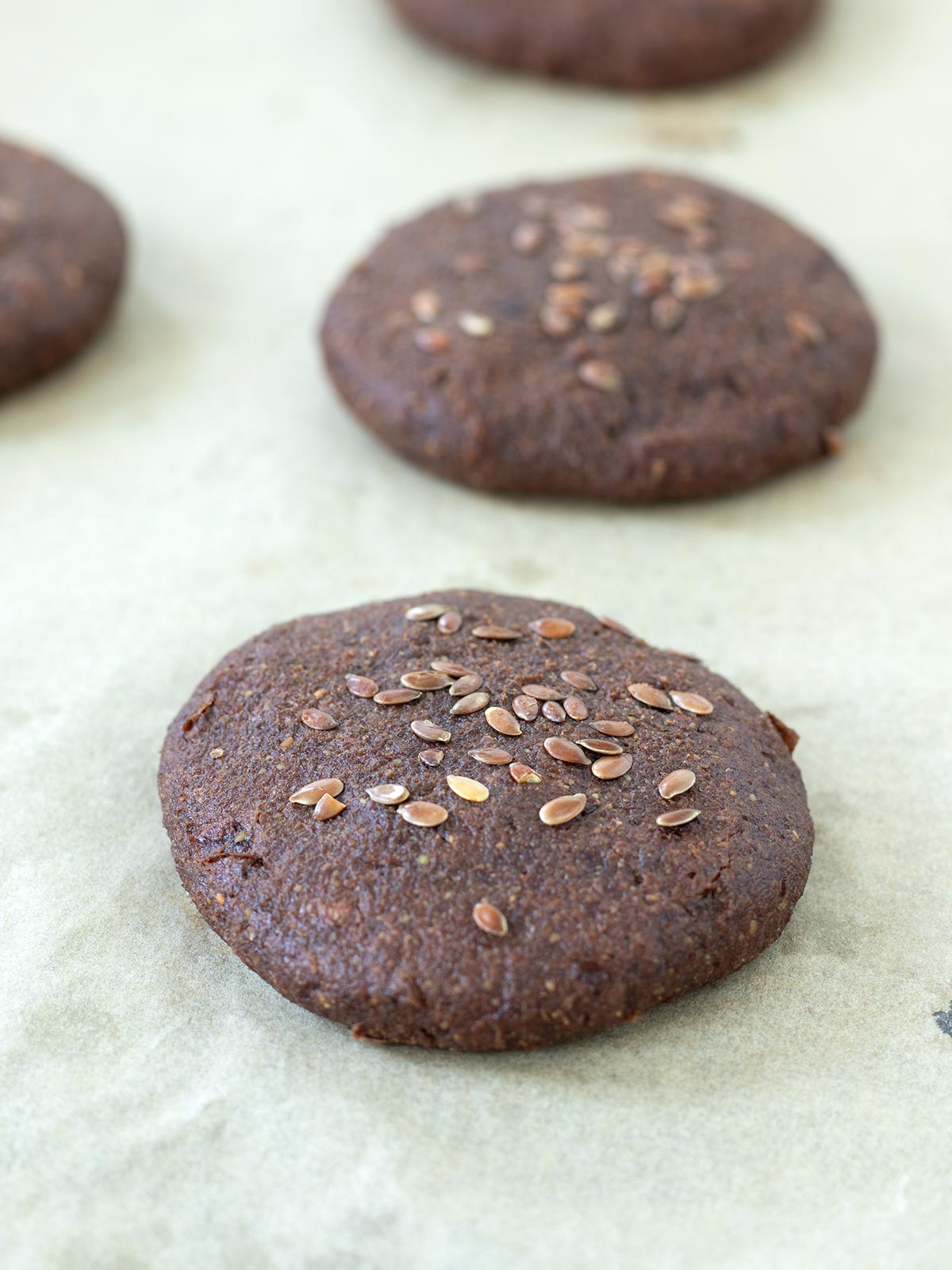 Oil-free flaxseed cookies.