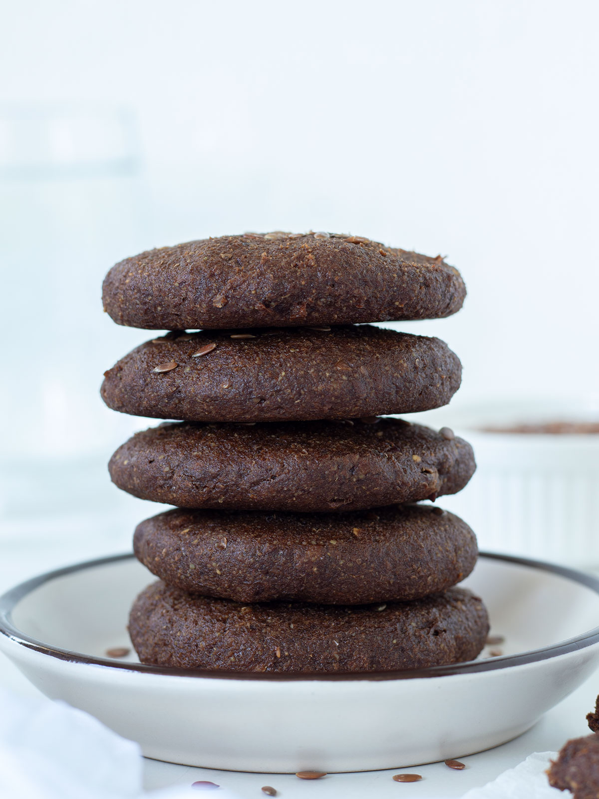Vegan flax seed cookies.