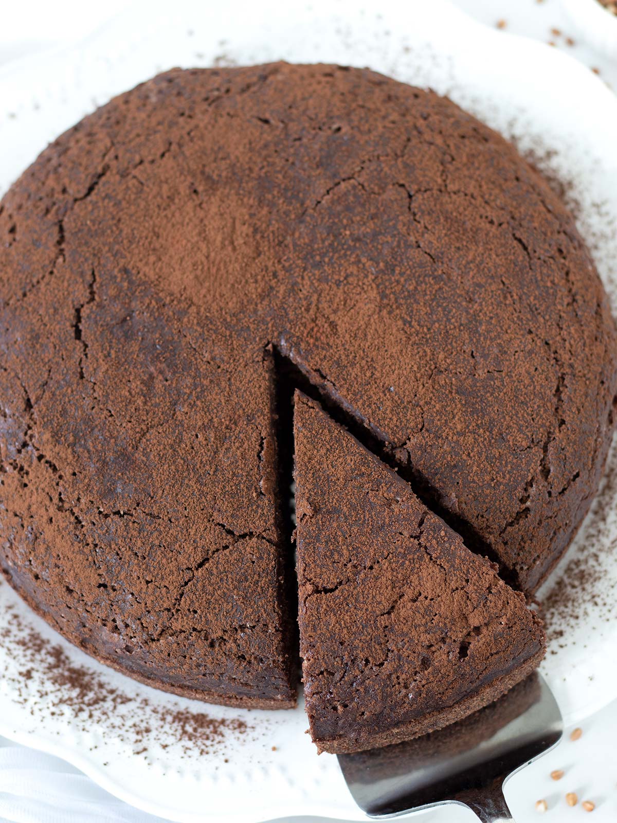 Vegan buckwheat cake.