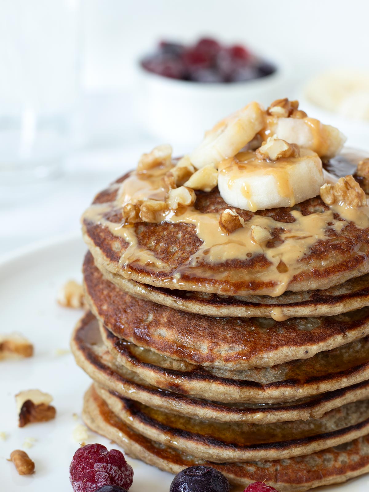 High-protein banana pancakes (no flour).