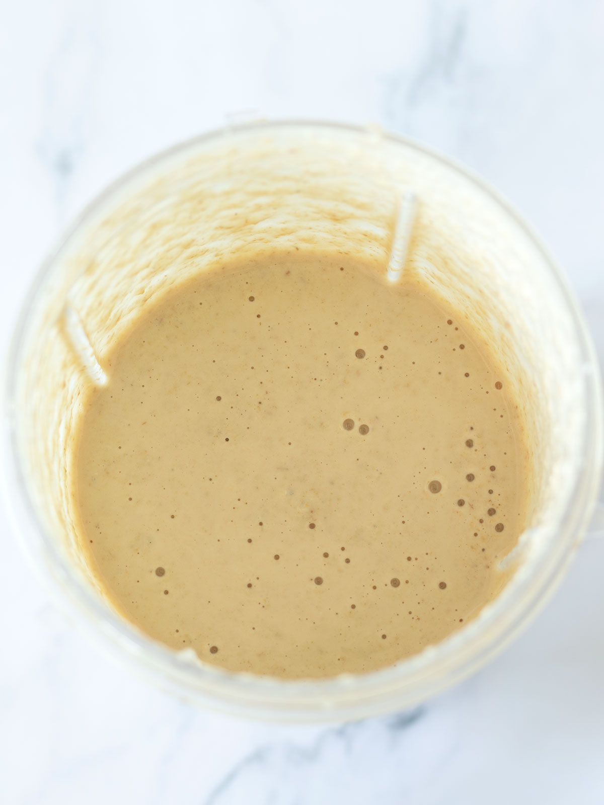Vegan batter for banana protein pancakes.